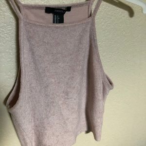 soft pink crop top